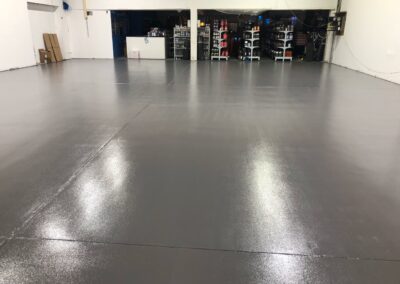 Workshop Epoxy Flooring Project in Melbourne