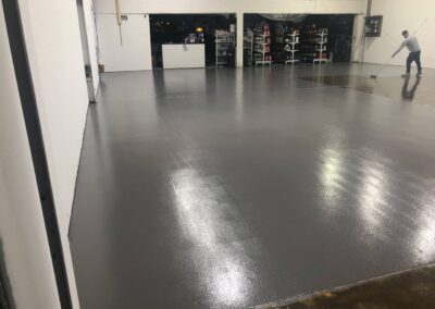 Workshop Epoxy Flooring Project in Melbourne