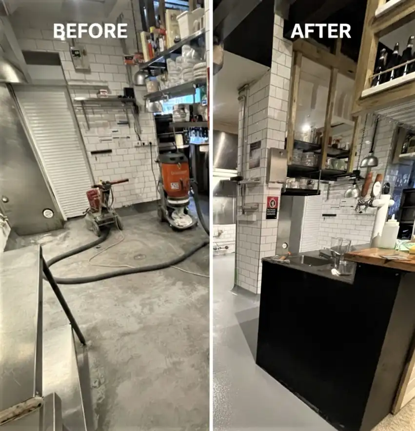 restaurant epoxy flooring