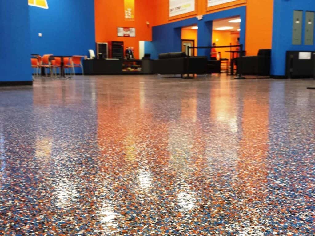 Flake Epoxy Flooring for Restaurant in Melbourne