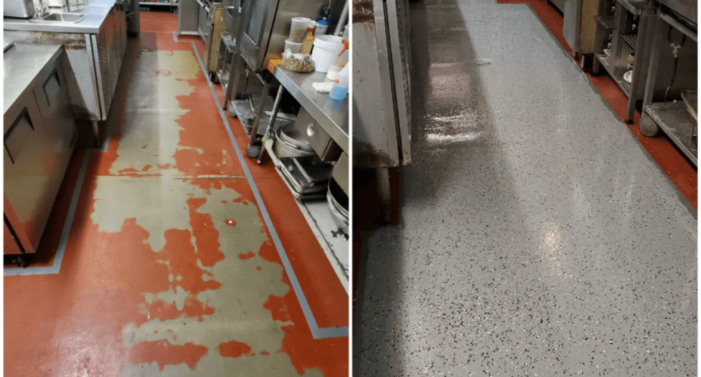 Epoxy Flooring in restaurant of Melbourne